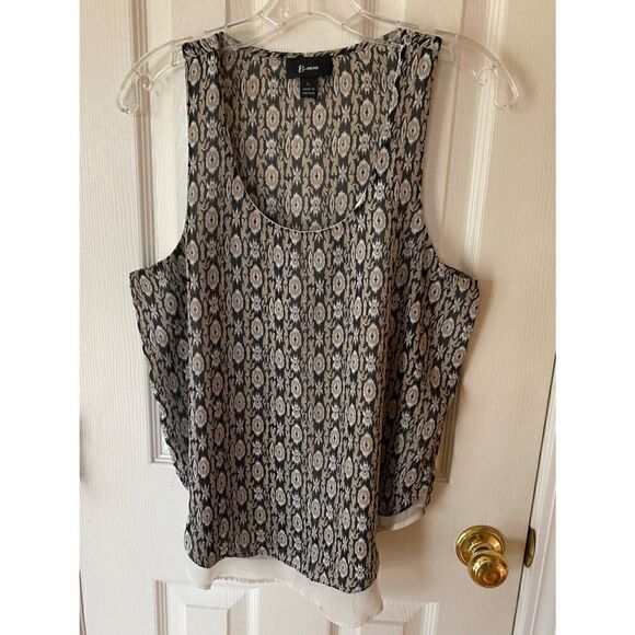 B. wear printed double layer tank top L - Picture 2 of 6